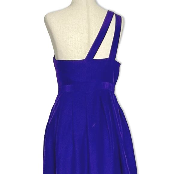 Thread Vintage 90s Purple One Shoulder Dress | Size 6 Cocktail - Picture 3 of 10